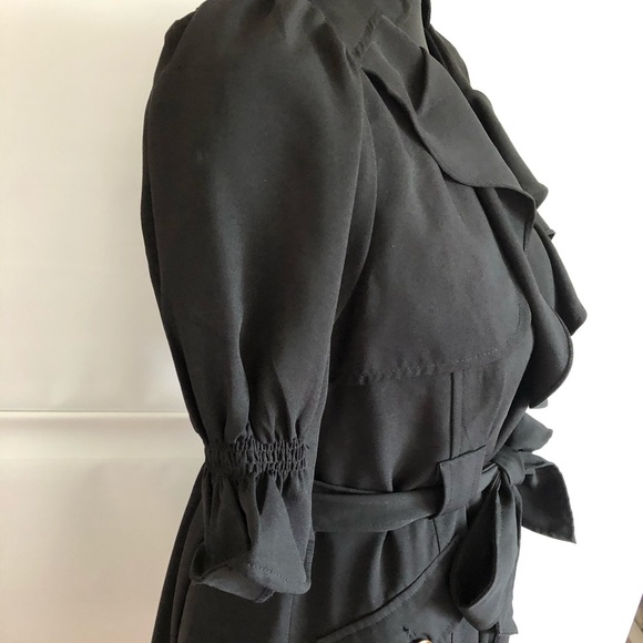 MADE IN KOREA Chiffon SUMMER TRENCH COATS SIZE: S - Picture 5 of 12